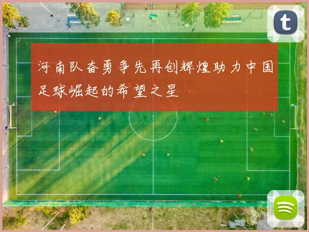 河南队奋勇争先再创辉煌助力中国足球崛起的希望之星